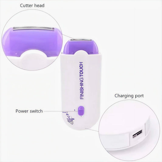 Epilator electric cu laser, fără dureri, 2 în 1, pentru femei – ideal pentru corp